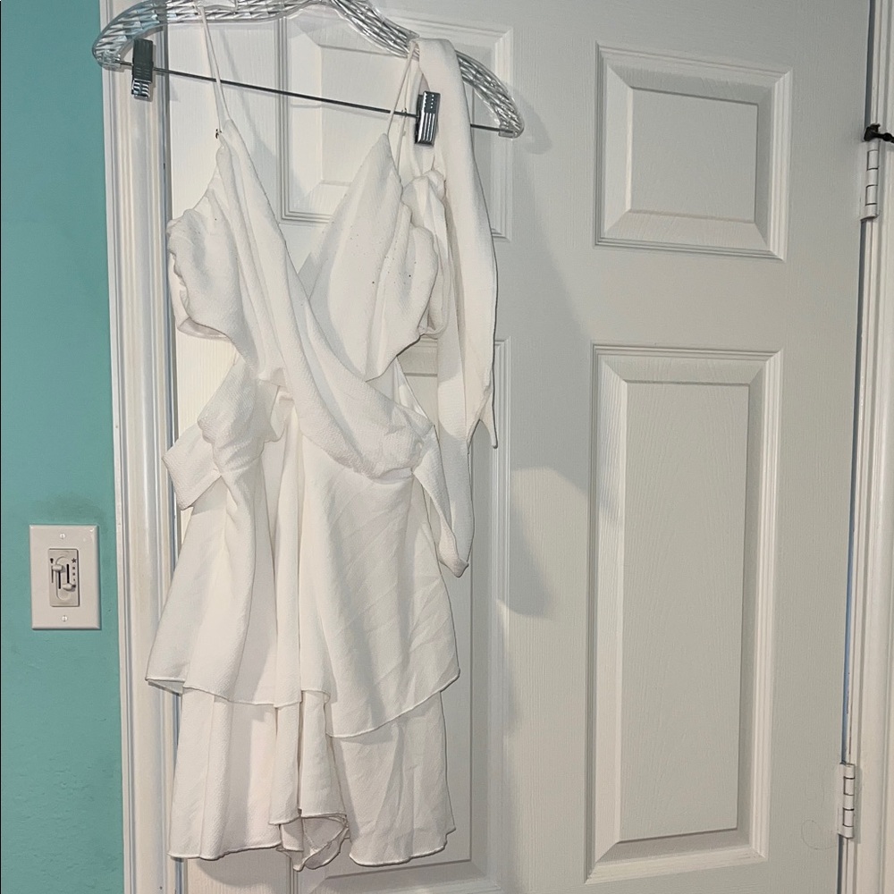 Lucy in the Sky Asymmetrical White Dress